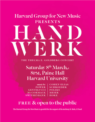 HGNM hand werk poster