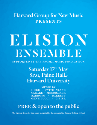HGNM ELISION Ensemble poster